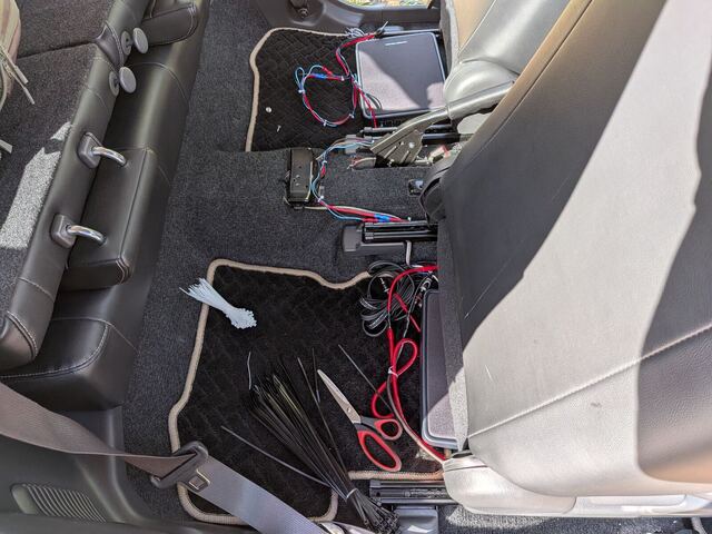 Sub wiring under the seat